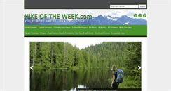 Desktop Screenshot of hikeoftheweek.com